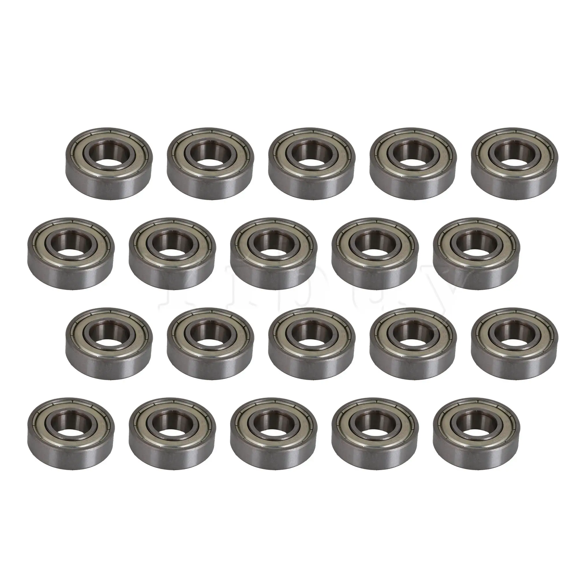 

20pcs 12x28x8mm Single Row 6001ZZ Deep Bearings for Polishing Equipment
