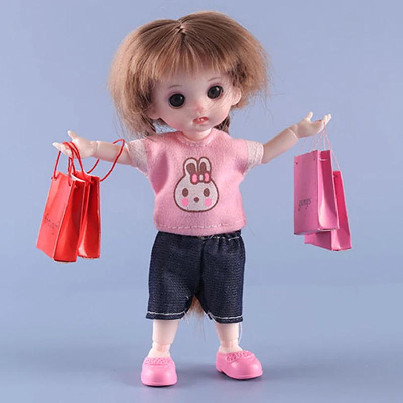 

1:12 Dollhouse Miniature DIY Fashion Handbag Model Doll Shopping Bag Accessories
