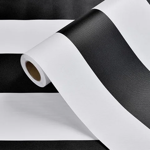 Black white strip Водостойкие и износостойкие самоклеющиеся наклейки для ванной комнаты наклейки на стену для ванной плитки пола наклейки на стену бумажная плитка - Цвет: Black white strip