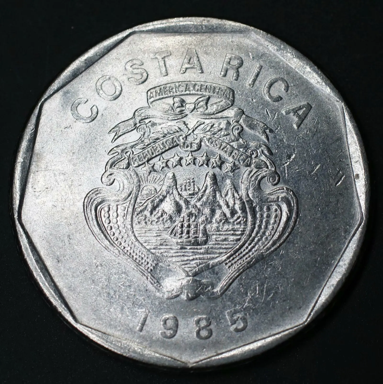 Монеты Коста-Рики 20 колонов американские монеты оригинальные Редкие памятные 100%