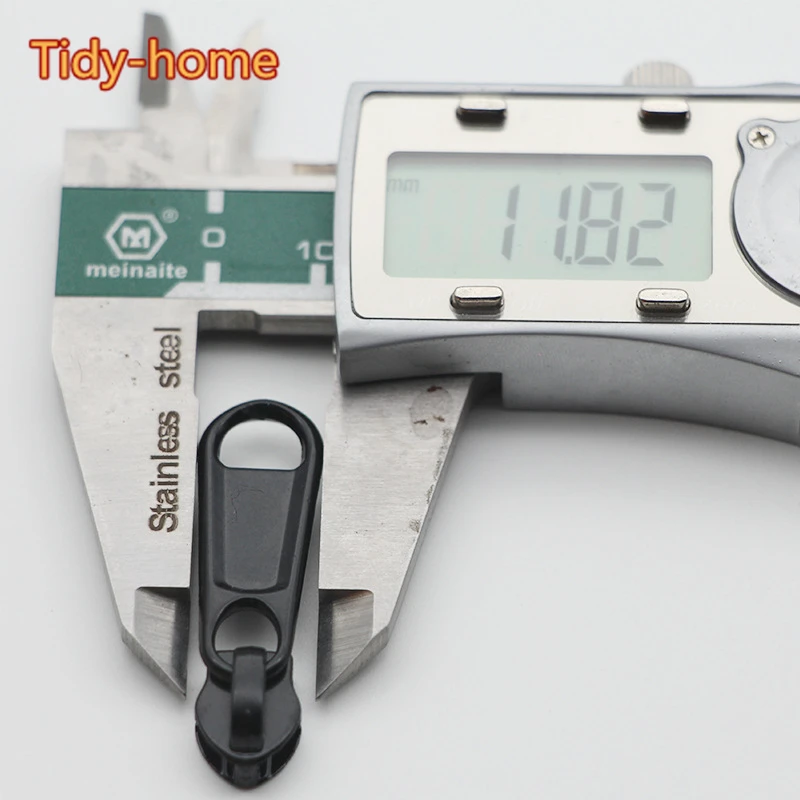 20 шт./лот утолщенные черные № 5 # нейлоновые слайдеры на молнии Съемник головка