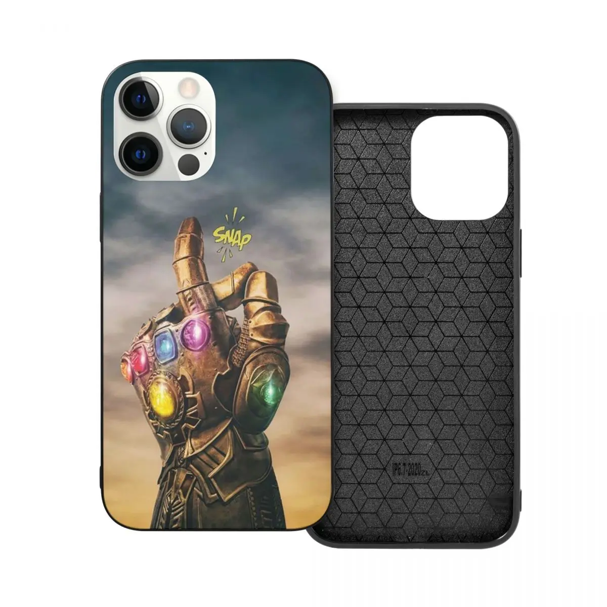 

Snap My Fingers PC Glass TPU Phone Case for iPhone 13 12 11 Xs Xr X Pro Max Mini 7 8 Se2 Plus 6 6S