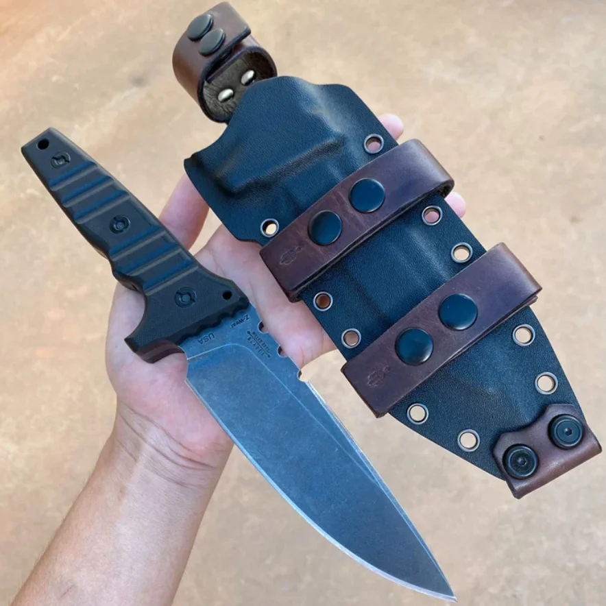 

Лучший тактический нож s Охота Кемпинг лезвие Multi 60-62HRC Z-Wear PM сталь высокая твердость Военный нож для выживания карманный