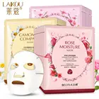 Увлажняющая маска для лица LAIKOU, увлажняющая маска для лица с ромашкой и цветами персика