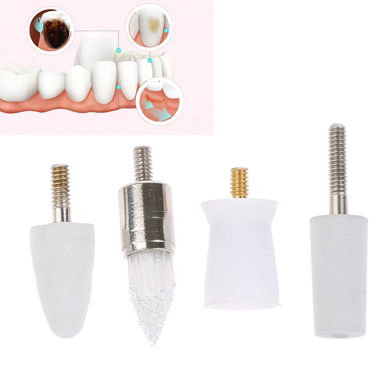

4Pcs Tooth Polisher Head Dental Plaque Remover Teeth Whitening Cleaning Tool