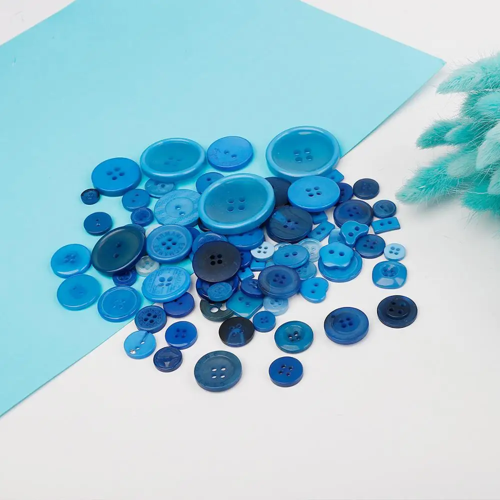 Круглые полимерные крошечные пуговицы разных размеров 40 шт. швейные инструменты