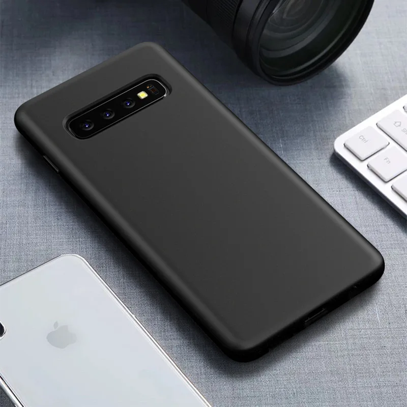 Матовый чехол KEYSION для iPhone XR XS Max x 8 7 Plus Мягкий Силиконовый противоударный задняя