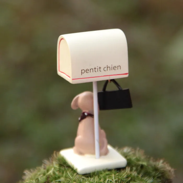 Почтовый ящик для щенков дом садоводства искусственное ландшафтное украшение