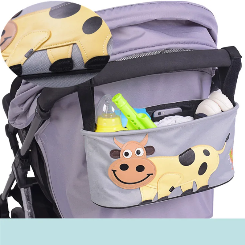 Сумка Органайзер для детской коляски водонепроницаемая Милая мультяшная
