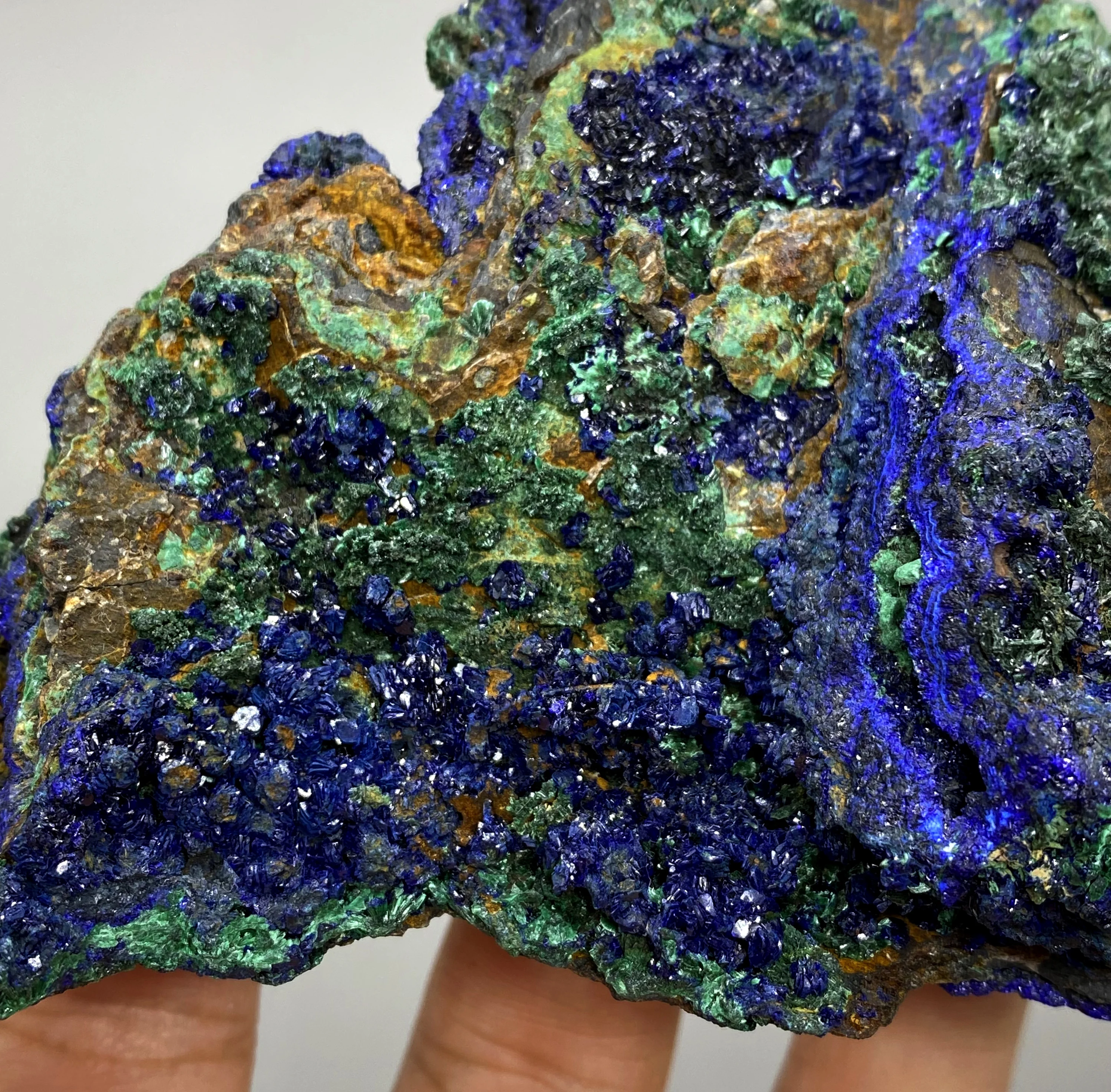 

254g Natural beautiful Azurite mineral specimen crystal Stones and crystals Healing crystal from china free shipping