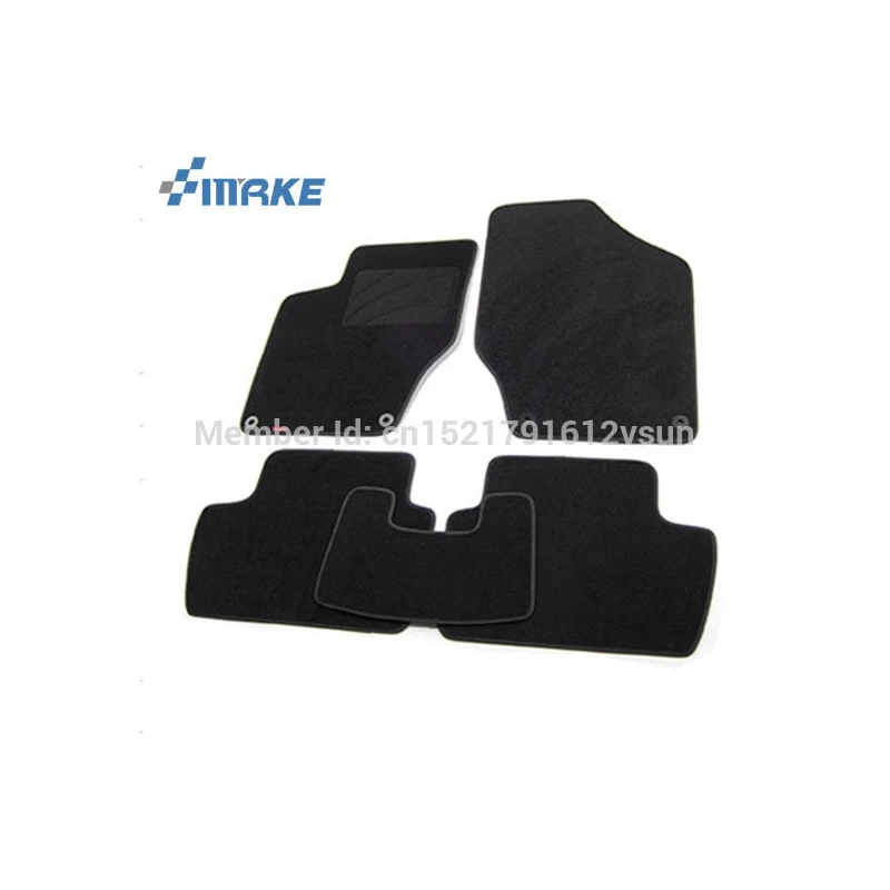 

Автомобильные коврики smRKE для Citroen C4L, коврики, Противоскользящие коврики из гидрофильного волокна, передние и задние, полный комплект LHD RHD