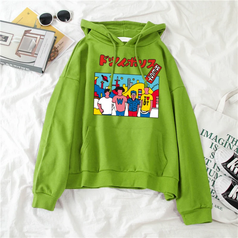 Hoodie Women Pullovers Sweatshirt Hooded Sping & Autumn Casual Sweetshirts Sudaderas Printed Dropshipping Pull Loose Streetwear