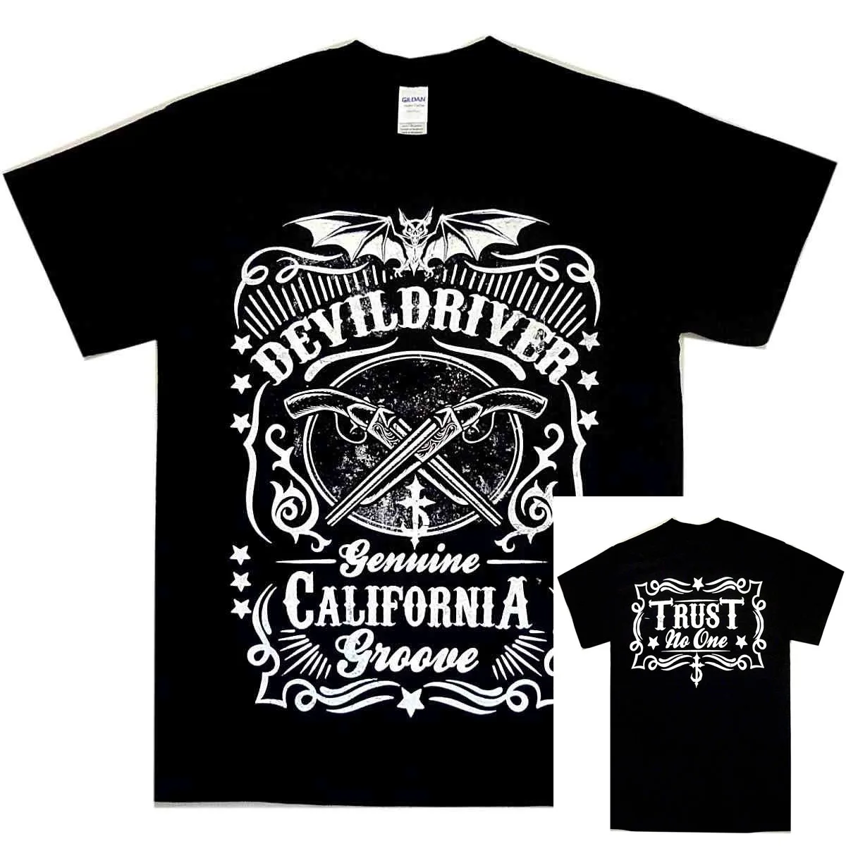 

DevilDriver California Groove Shirt S M L XL T-Shirt Officl Devil Driver TshirtMen Tee Shirt Tops Short Sleeve Cotton T-Shirt