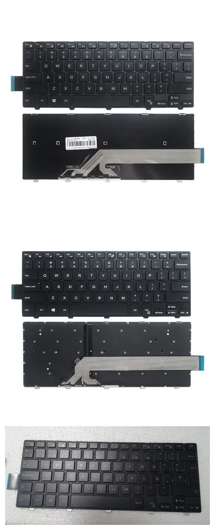 Клавиатура для ноутбука Dell Latitude 3450 3460 3470 3480 Inspiron 14 5448 5451 5455 с подсветкой - купить по