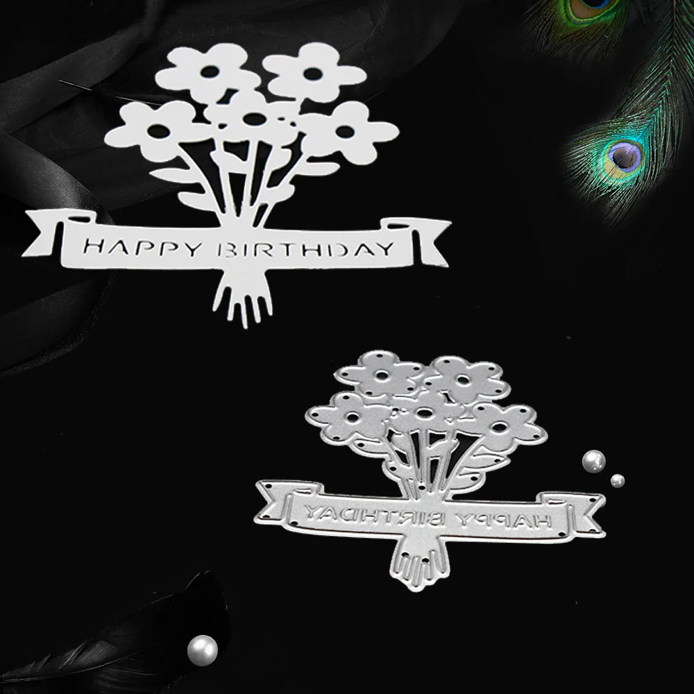 Металлические Вырубные штампы в виде цветов для скрапбукинга 2019|Вырубные штампы|