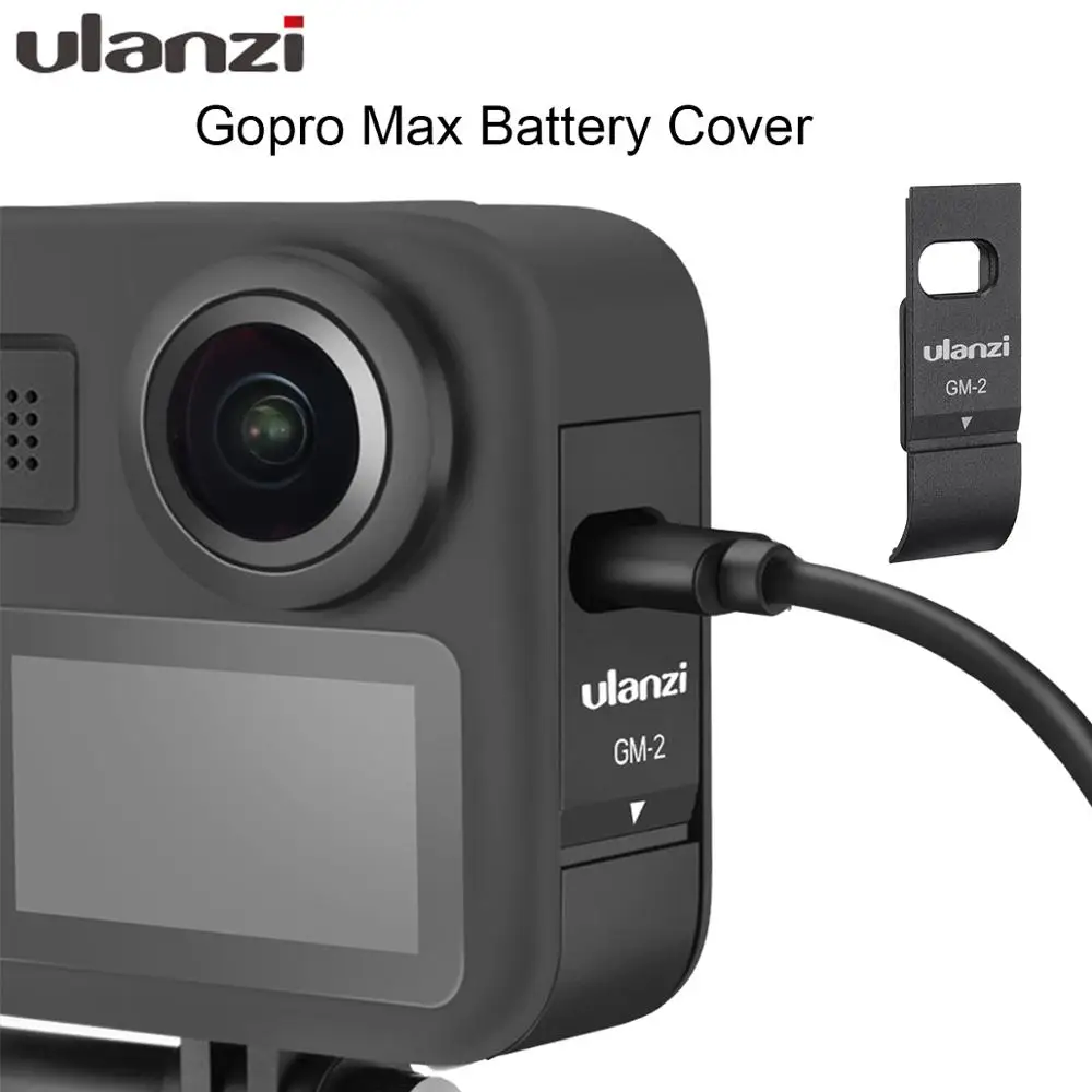 Крышка аккумулятора Ulanzi для Gopro Max крышка со съемной крышкой типа с зарядный порт