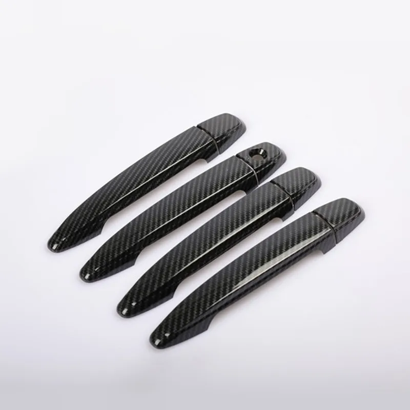 Наружная ручка двери автомобиля из углеродного волокна с печатным рисунком