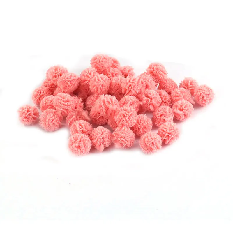 

20Pcs 1cm Lace Gauze Mesh Elastic Flower Balls DIY Handcraft Supplies Yarn Balls Wedding Decor Jewelry Pompones Ornaments