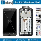 Оригинальный ЖК-экран для ASUS Zenfone 2 ZE551ML Z00AD, ЖК-дисплей с сенсорным экраном 5,5 дюйма, дигитайзер с рамкой для ASUS Zenfone 2 LCD