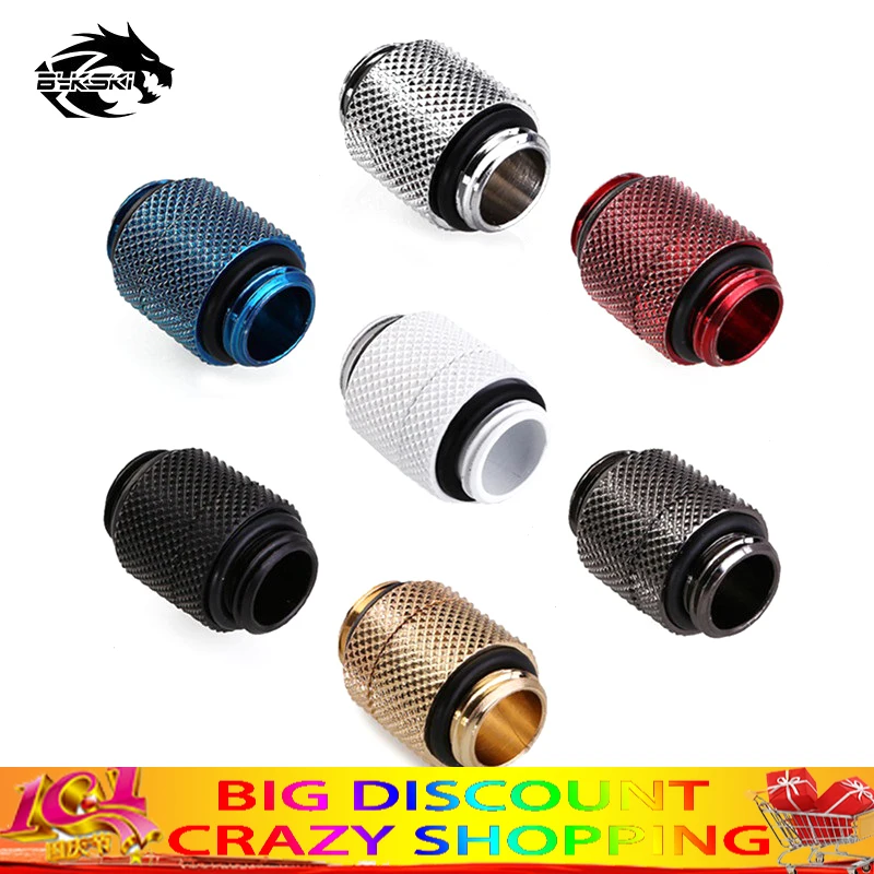 Bykski B-DTSO-S ПК Аксессуары соединители/удлинитель Rotary G1/4 Thread 360 градусов Dual Male