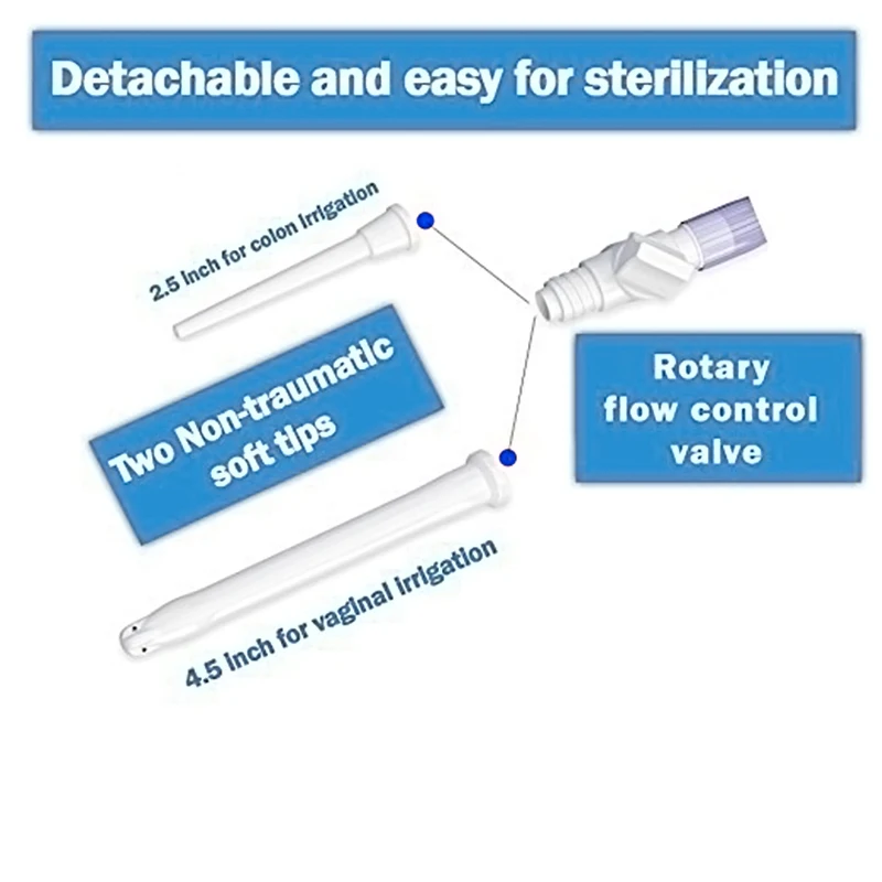 2L складная сумка для клизмы многоразовая из силикагеля кофейная вода очищение