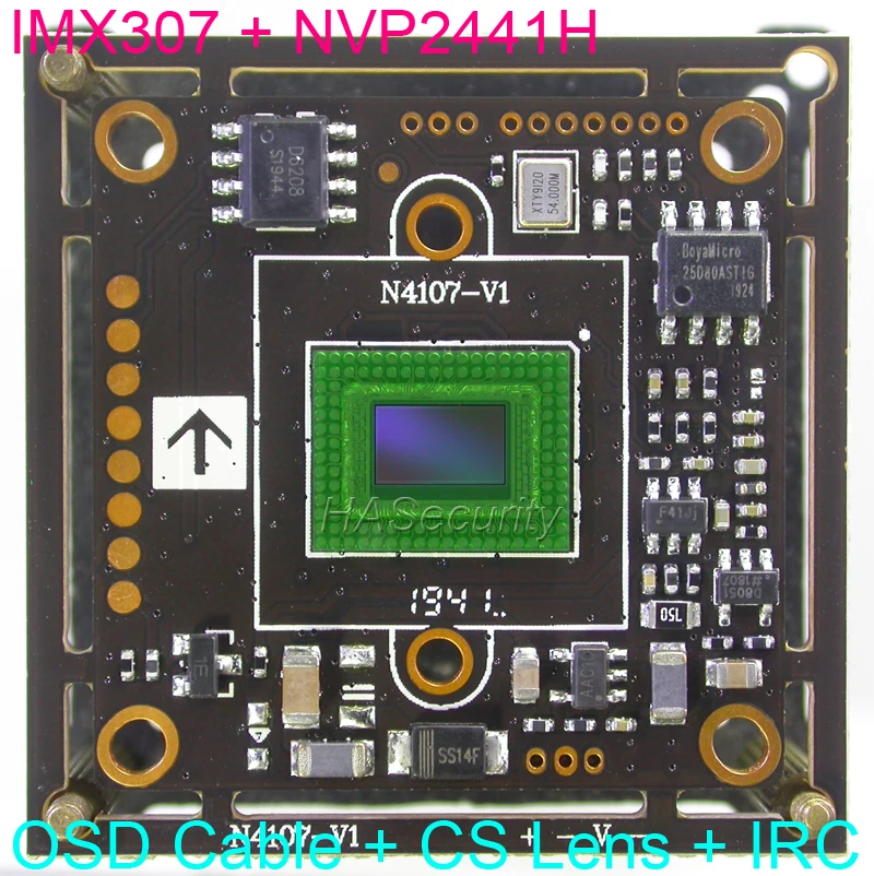 AHD H (1080 P)/CVBS (D1) 1/2. 8 &quotsony STARVIS IMX307 CMOS + NVP2441 камеры видеонаблюдения печатной платы
