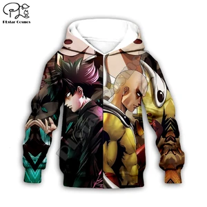 Kids Hoodies Anime One Punch Man baby boy Saitama Oppai 3D Print autumn long sleeve Sweatshirts Children clothing