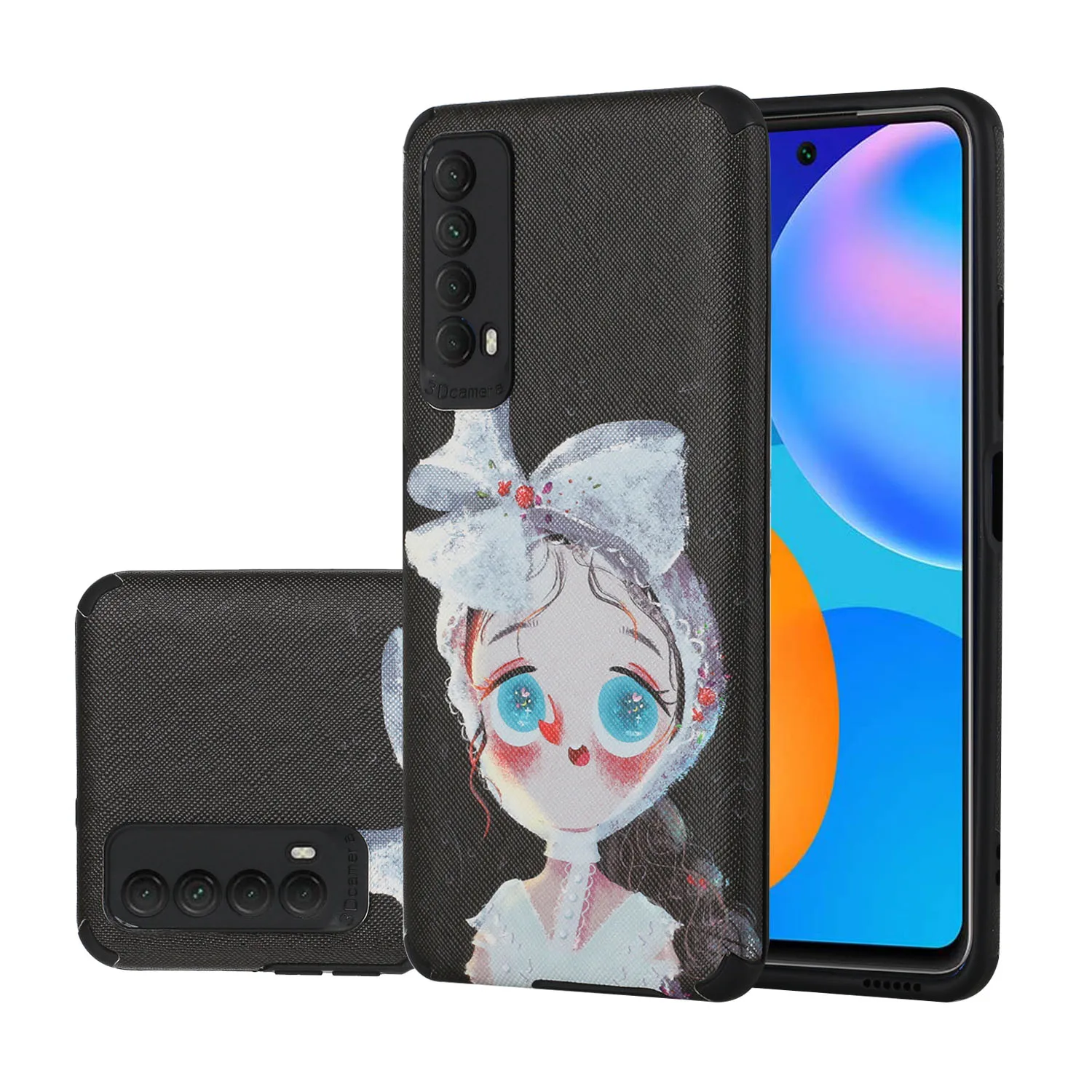 

Unicorn Phone Cover for Etui Realme 7 Pro Case for Funda POCO Realme C11 C12 C15 5 6 7 Pro 7i Case Cute Cat Dog Anime Capa women