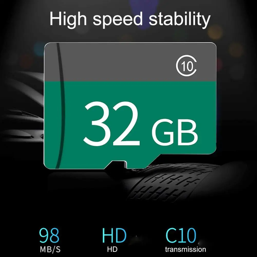 

8G/16G/32G/64G/128G TF Memory Card Portable C10 High-speed ABS Micro-SD Storage Card for Mobile Phone