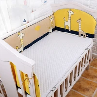 baby bed bumper set 3 pcs newborn baby crib bumperkids crib around cushion baby cot protector pillows
