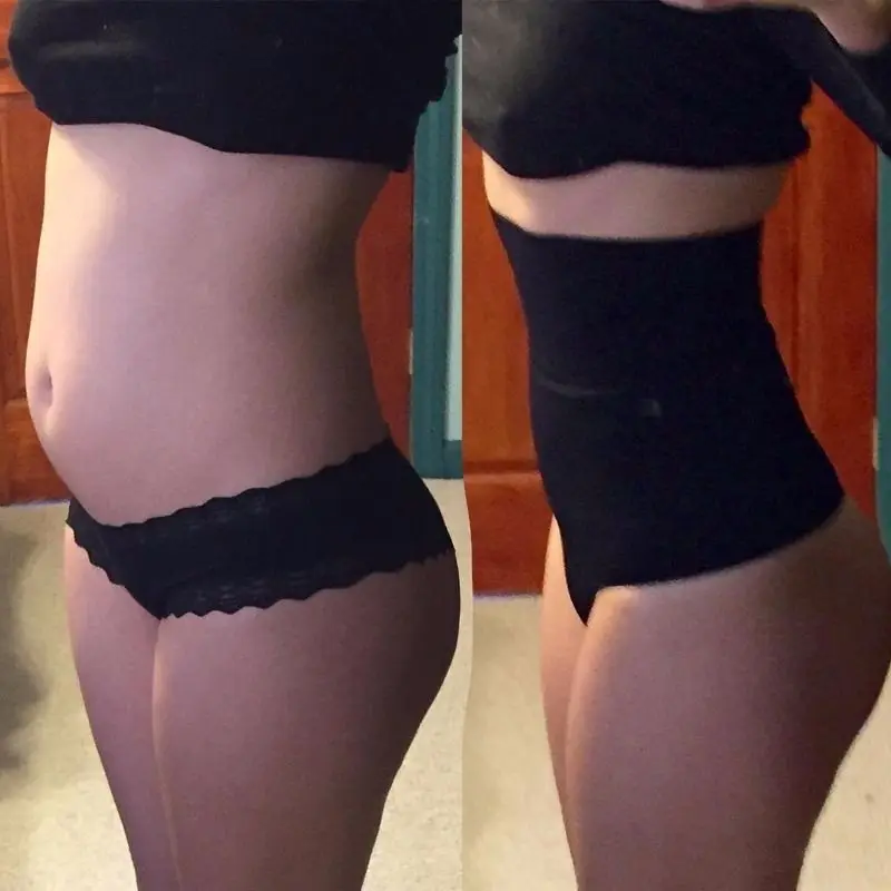 Пояс для талии корсет похудения со стальными косточками коррекции фигуры