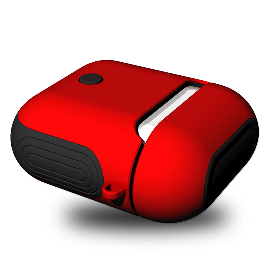 Чехол для наушников, чехол для Apple Air pods, кожаный чехол, зарядное устройство, настоящие беспроводные наушники Bluetooth, аксессуары