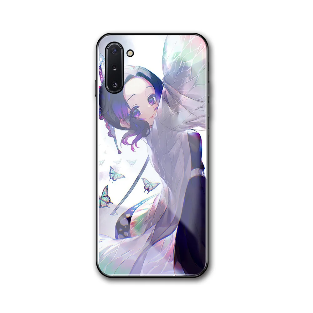 Стеклянная задняя крышка Kimetsu no Yaiba для Samsung S20 Plus чехол Galaxy Ultra A20 A50 A70 A7 A8 2018 |