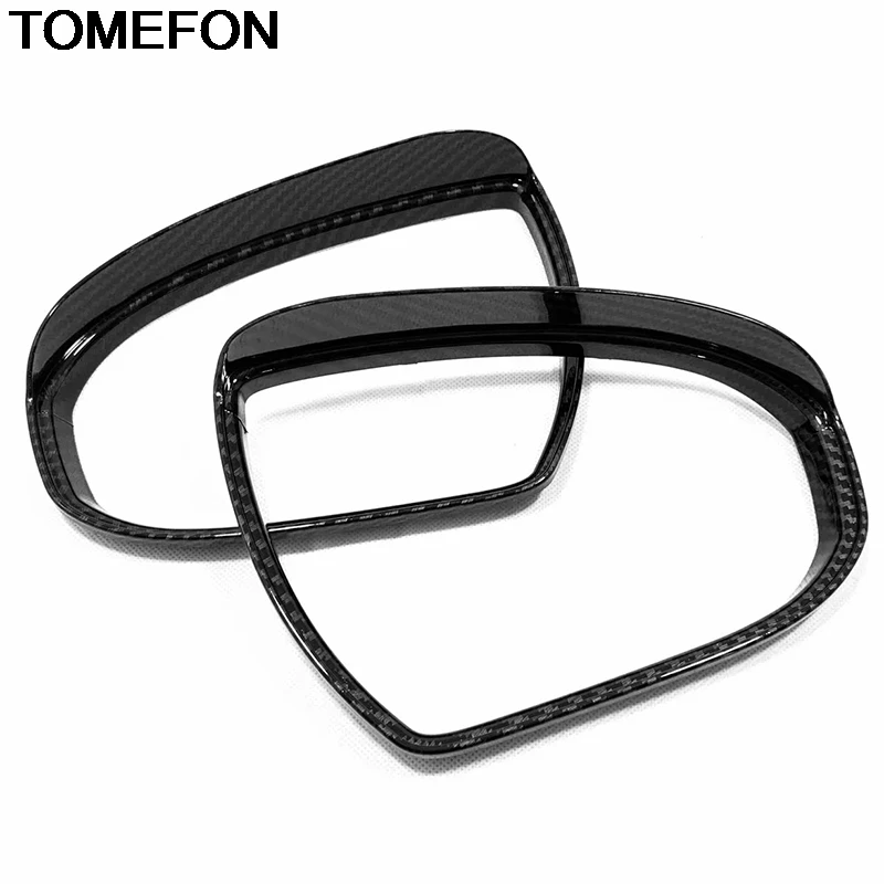 TOMEFON For Hyundai Tucson 2016 2017 2018 2019 2020 Door Rear View Mirror Eyebrow Rain Snow Shield Sun Visor Cover Trim ABS |