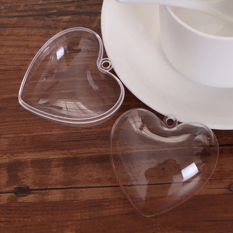 Романтическая форма сердца прозрачные пластиковые шары Подарочная коробка