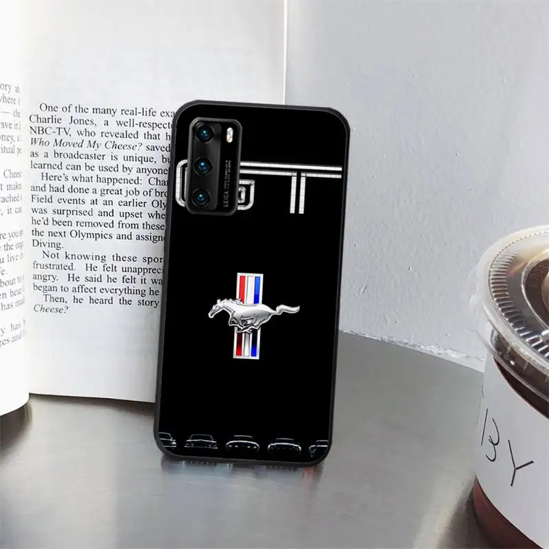 

Luxury Car brand Ford Mustang Phone Case for huawei P40 pro lite P8 P9 P10 P20 P30 psmart 2019 2017 2018