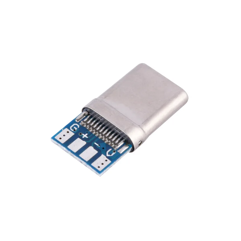 10 шт./лот разъем USB 3 1 типа C 12 контактный штекер для быстрой зарядки штепсельная