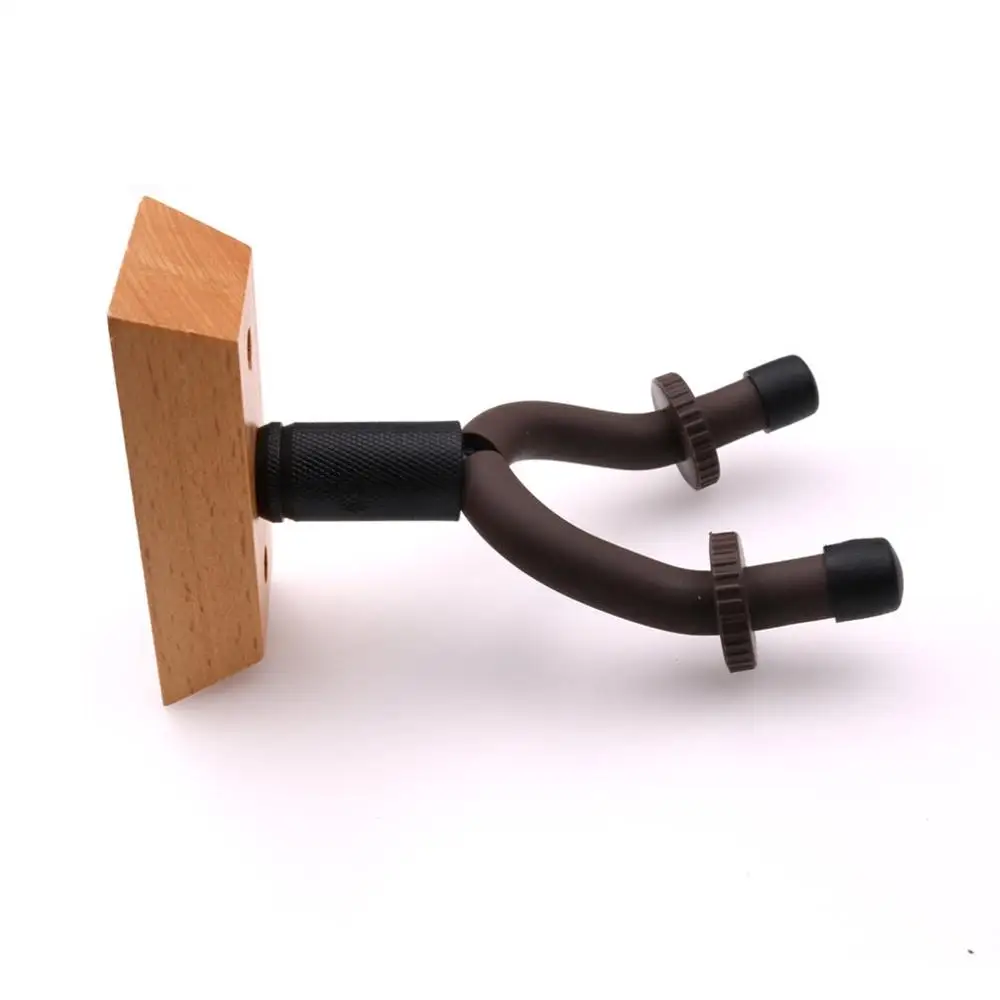 Горячая гитара из твердой древесины стойка вешалка крючок держатель настенное