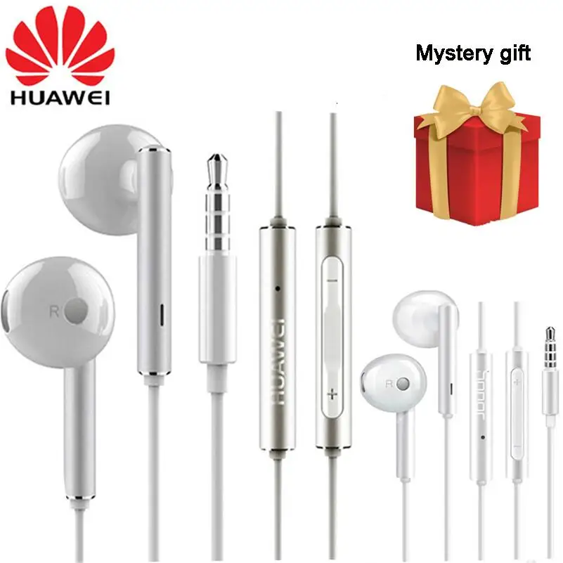 Оригинальные наушники huawei am116 гарнитура Honor AM115 Mic 3,5 мм для xiaomi huawei P7 P8 P9 Lite P10 Plus Honor 5X 6X mate 7 8 9
