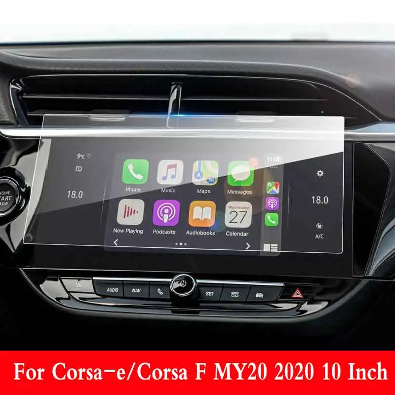 

For Corsa-e/Corsa F MY20 2020 10 Inch GPS Navigation Touch Center Display Screen Toughened Glass Protective Film Car Interior