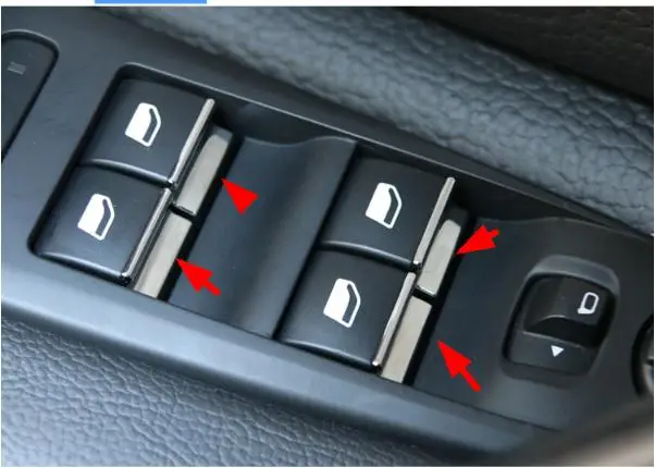 Для Peugeot new308 301 408 308S 2008 3008 508 308 хромовое автомобильное окно Лифт кнопка включения