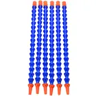 6 шт.лот легкий пластиковый гибкий шланг для масла и охлаждающей жидкости 14 круглая насадка водостойкие устойчивые к коррозии шланги для охлаждающей жидкости 300 мм