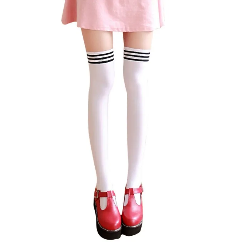 Противоскользящие Гольфы * шелковые чулки бархатные студенческие средней и