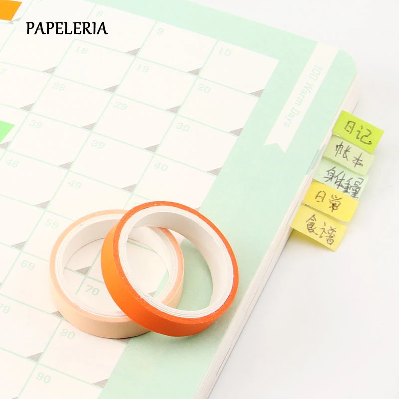 Набор клейких лент 6 шт./лот Washi из макарон декоративные ленты Маскировочные