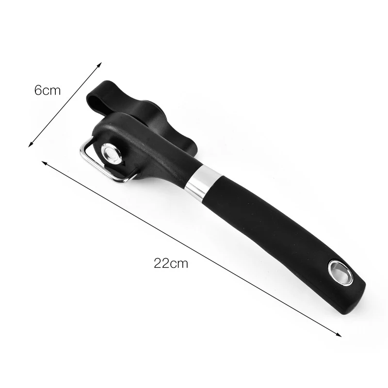 can opener safety hand actuated can opener side cut easy grip manual opener knife for cans lid kitchen accessories gadget bk free global shipping