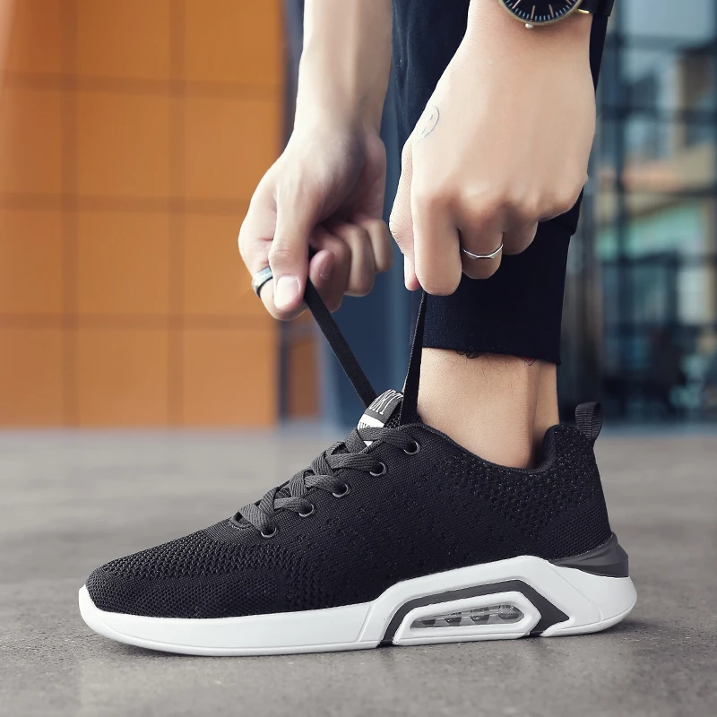 Tenis Masculino Мужская теннисная обувь с воздушной подушкой Черная дышащая