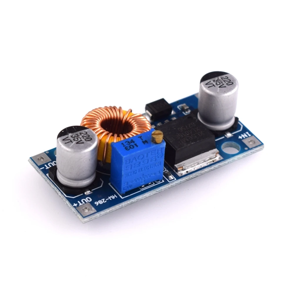 XL4005 DSN5000 Beyond LM2596 DC-DC Регулируемый понижающий модуль питания 5A 75 Вт большой ток