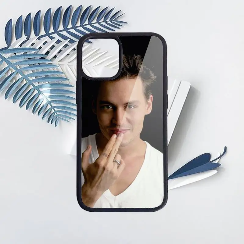 

Johnny Depp American actors Phone Case PC for iPhone 11 12 pro XS MAX 8 7 6 6S Plus X 5S SE 2020 XR Luxury brand shell funda