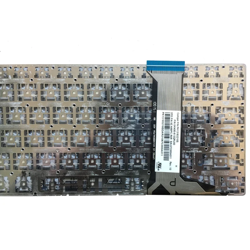Русская Серебряная клавиатура для ноутбука ASUS GL752 GL752V GL752VL GL752VW GL752VWM ZX70 ZX70VW G58 G58JM