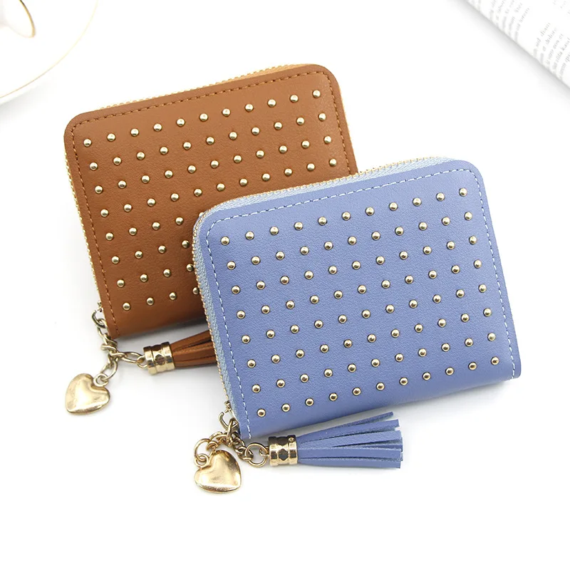 

Ladies Wallet Cute Student Short Wallet Trend Small Fashion Wallet Coin Purse Lady Card Case